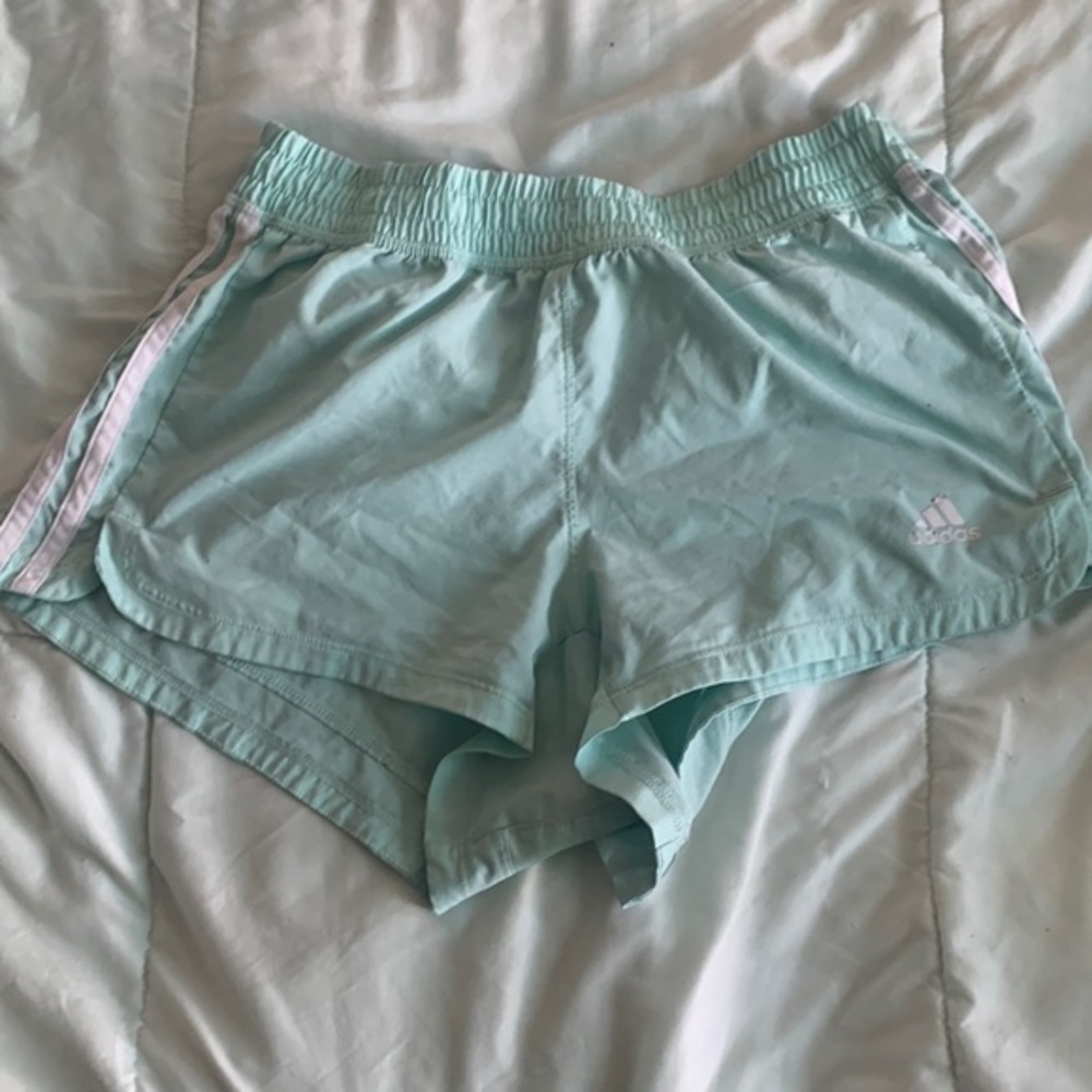 Adidas mint colored running‎ shorts